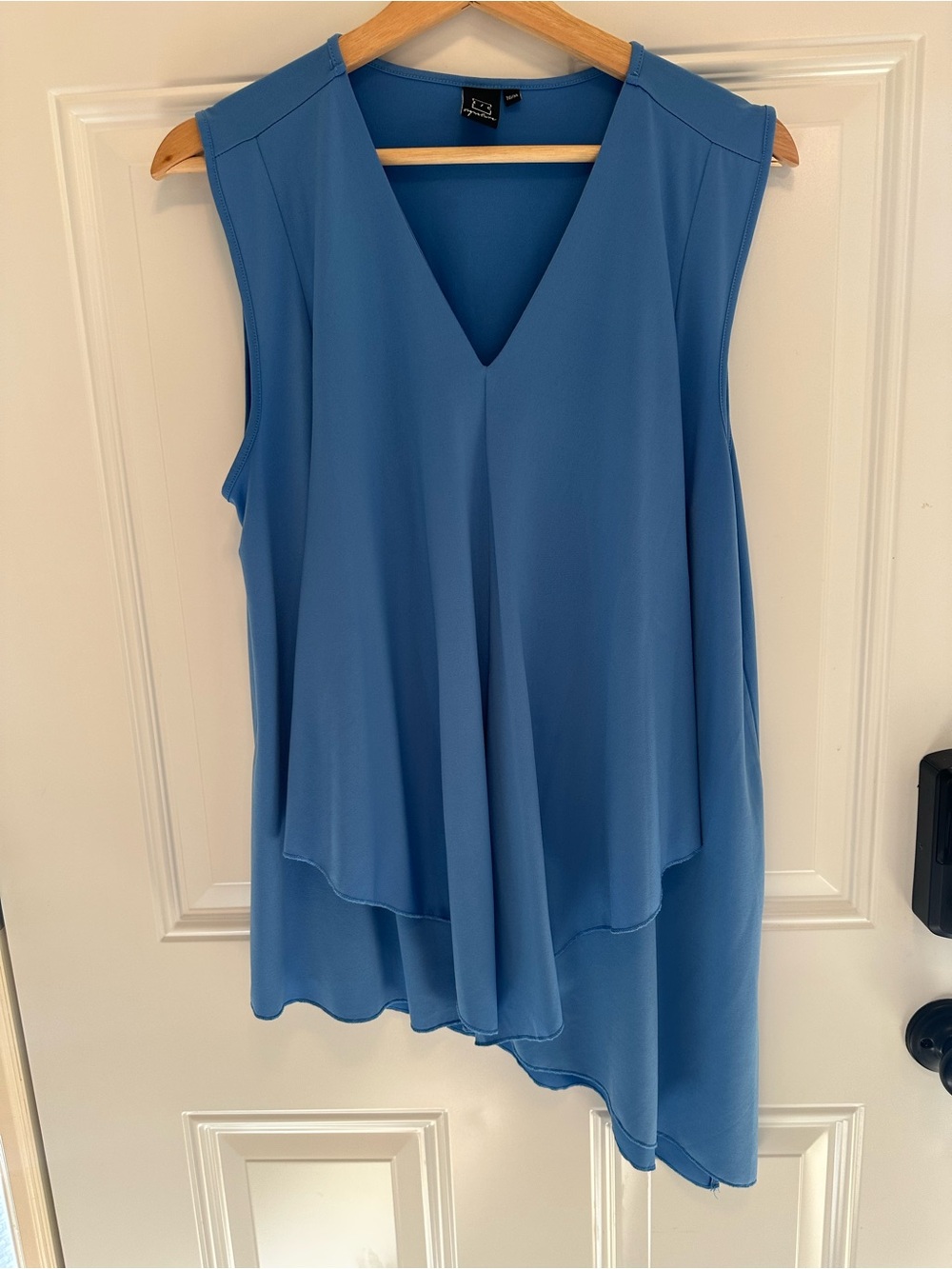 Signature Layered V-Neck Sleeveless Camisole in Blue
